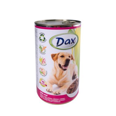KRMIVO PRE PSY Dax v konzerve teľacie 1,24kg